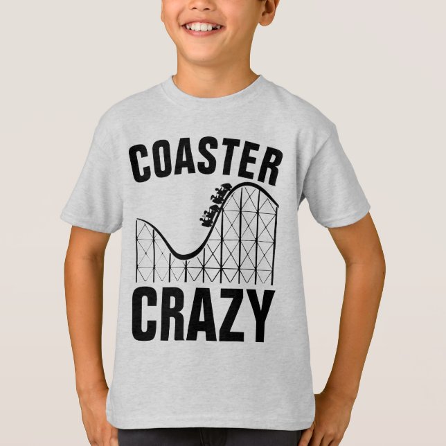 Camiseta T-Shirts MALUCAS DE PORTA COPOS ROLLERCOSTER (Frente)
