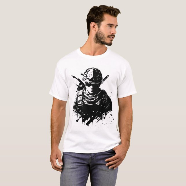 Camiseta T-Shirts masculinas (Frente Completa)