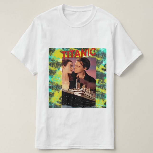 Camiseta T-Shirts masculinas, Titanic (Frente do Design)