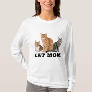 Camiseta T-Shirts MOM CAT (Ginger Tabby)