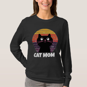 Camiseta T-Shirts MOM CAT RETRO 80s