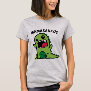 Camiseta T-shirts MOM MAMASAURUS DINOSAUR FUNNY