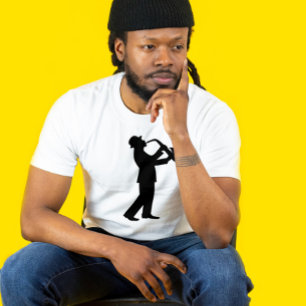 CAMISETA T-SHIRTS MUSICAN JAZZ SAXOPHONE JAZZ