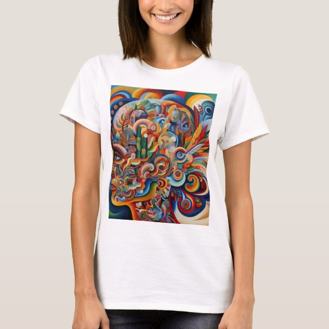 Camiseta T-Shirts na moda e confortáveis - Designs de tendê (Frente)