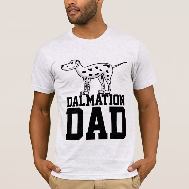 Camiseta T-Shirts PAI DE CACHORRO DALMATION (Frente)