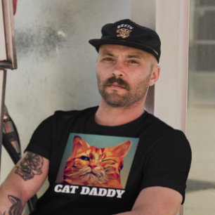 Camiseta T-Shirts PAI DE GATO MASCULINO