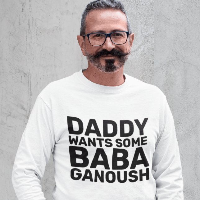Camiseta T-Shirts PAIS DE HOMENS DE BABA GANOUSH (Criador carregado)