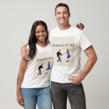 T-shirts para a bailarina Swing, Swing out