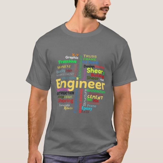 Camiseta T-Shirts para o Engenheiro 004 (Frente)