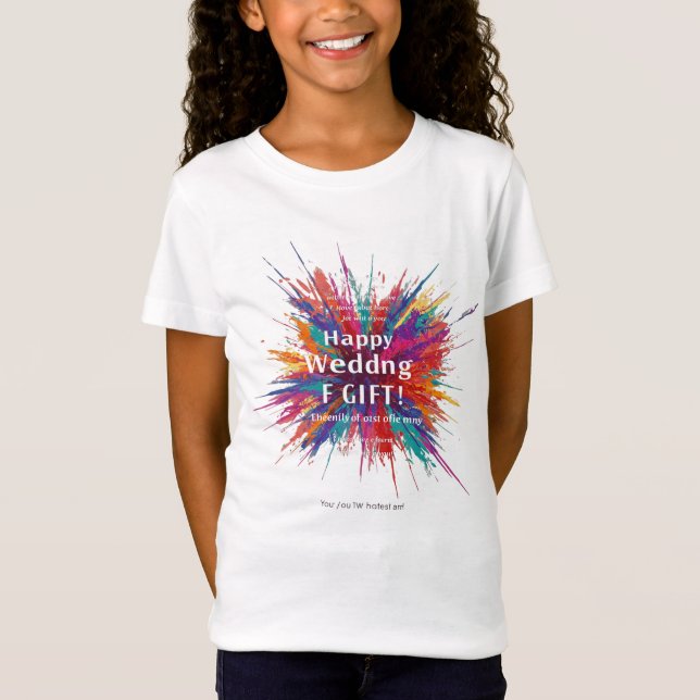 Camiseta T-Shirts para raparigas (Frente)