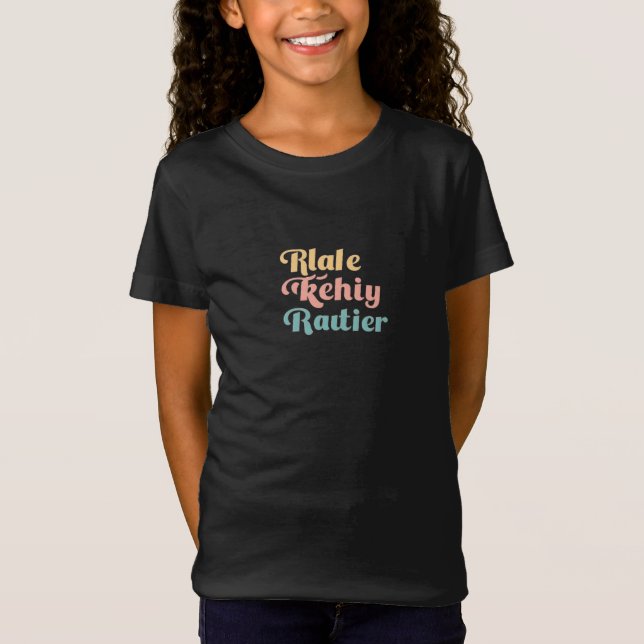 Camiseta T-Shirts para raparigas (Frente)