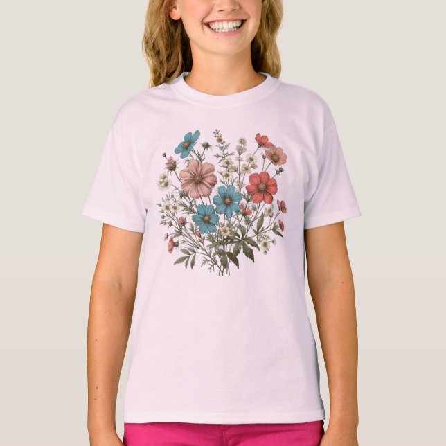 Camiseta T-Shirts para raparigas (Frente)