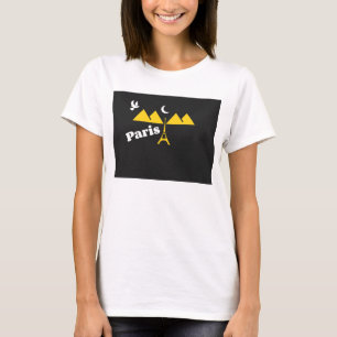 Camiseta T-Shirts Paris Para Mulheres,