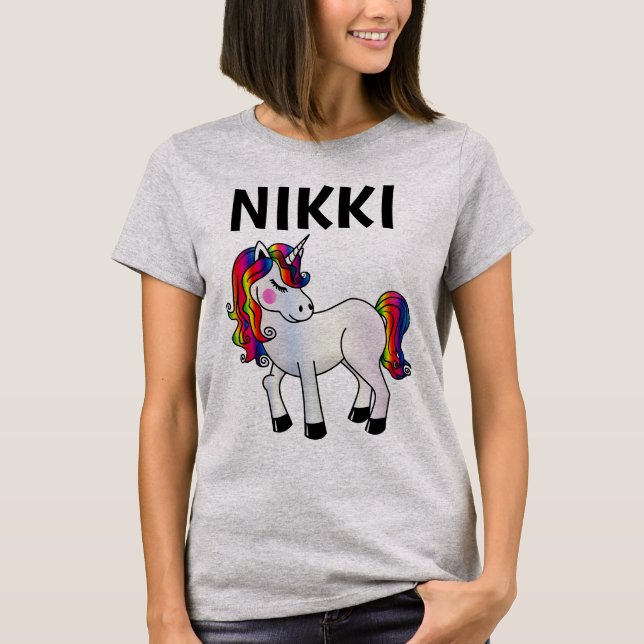 CAMISETA T-SHIRTS PERSONALIZADOS UNICORN PERSONALIZADOS (Frente)