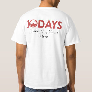 Camiseta T-Shirts Personalizáveis 10 Dias