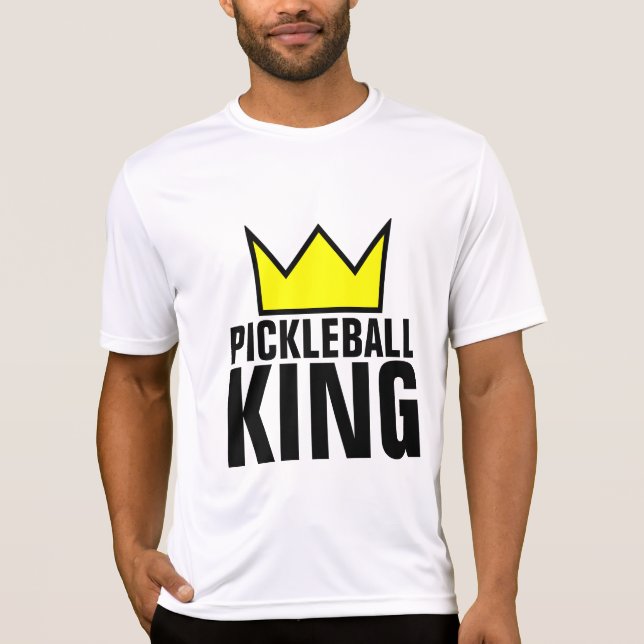 Camiseta T-Shirts PICKLEBALL KING (Frente)