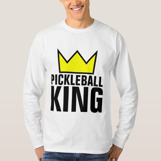 Camiseta T-Shirts PICKLEBALL KING (Frente)