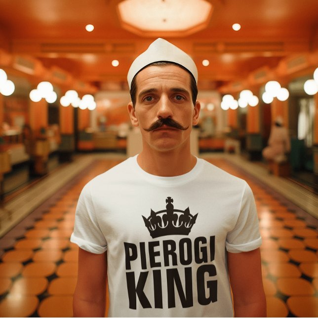 Camiseta T-Shirts PIEROGI KING (Criador carregado)