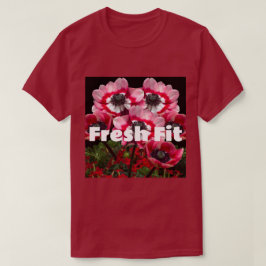 Camiseta T-Shirts Pretas e Cor do Texto do Ajustado Fresco 