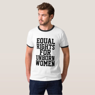 Camiseta T-shirts PRIVADAS, IGUALDADE DE DIREITOS PARA AS M
