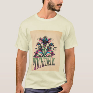 Camiseta "T-Shirts Psicodélicas Trippy - Vibrantes, Negrito