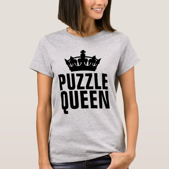 Camiseta T-Shirts quebra-cabeça QUEEN (Frente)