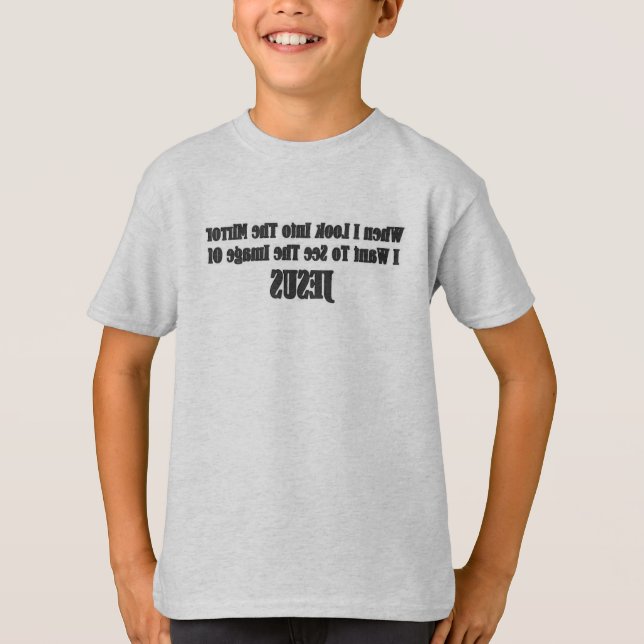 Camiseta T-shirts Refletim Espelho (Frente)