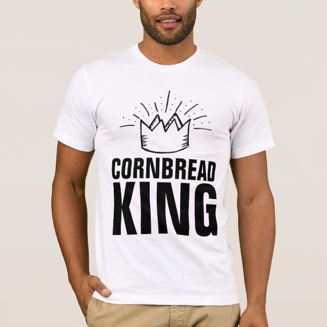 Camiseta T-shirts REI DE CORNBREAD (Frente)