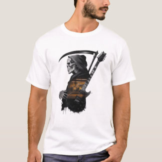 Camiseta T-shirts rock and skull