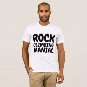 Camiseta T-shirts ROCK CLIMBING MANIAC