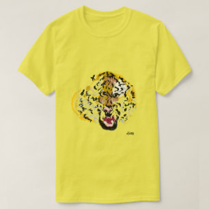 Camiseta T-shirts : Selvagem Do Tigre