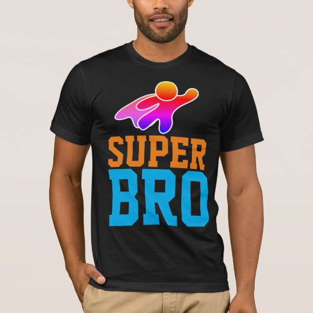 Camiseta T-Shirts SUPER BROTHER SUPERHERO (Frente)