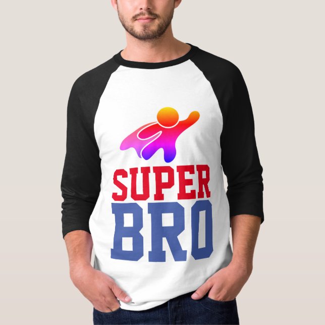 Camiseta T-Shirts SUPER BROTHER SUPERHERO (Frente)