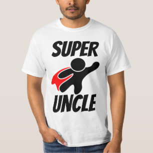 Camiseta T-shirts SUPER TIO, T-shirts Engraçadas