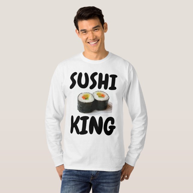 Camiseta T-shirts SUSHI KING (Frente Completa)