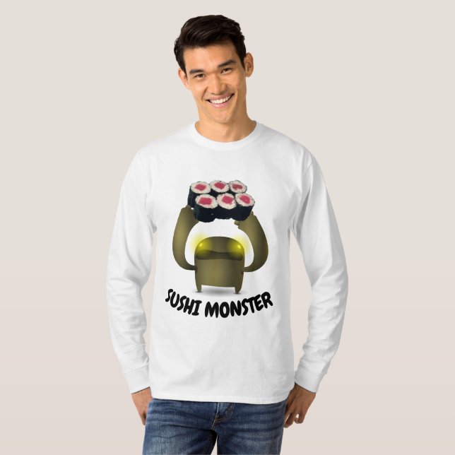 Camiseta T-shirts SUSHI MONSTER (Frente Completa)