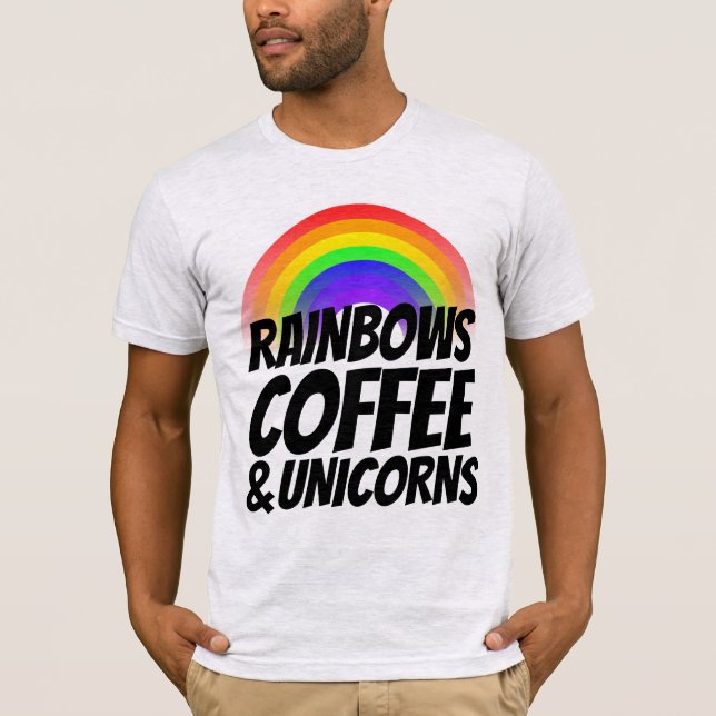 Camiseta T-Shirts UNICORN DE CAFÉ (Frente)