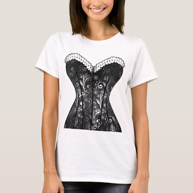 Camiseta T-shirts VINTAGE CORSET (Frente)
