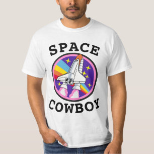 Camiseta T-Shirts VINTAGE DE HOMENS DE 1970, DO COWBOY ESPA