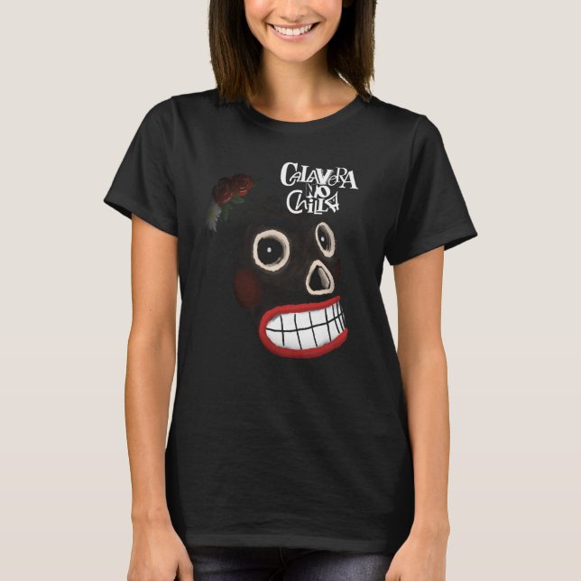 Camiseta T-shirts with skull drawings (Frente)