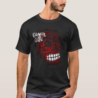 Camiseta T-shirts with skull drawings for Halloween