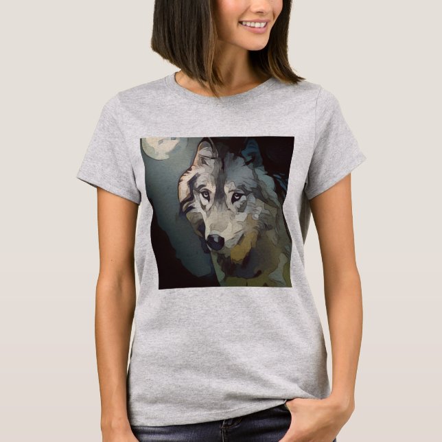 Camiseta T-shirts WOLF ART (Frente)