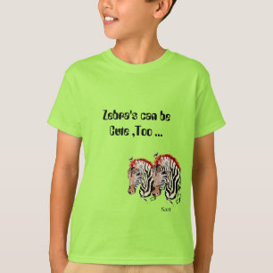 Camiseta T-Shirts: Zebra também pode ser bonita