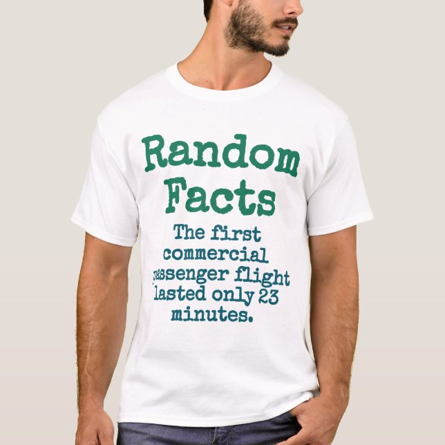 Camiseta T-ShirtThe First Commercial Passenger Flight - Tri (Frente)