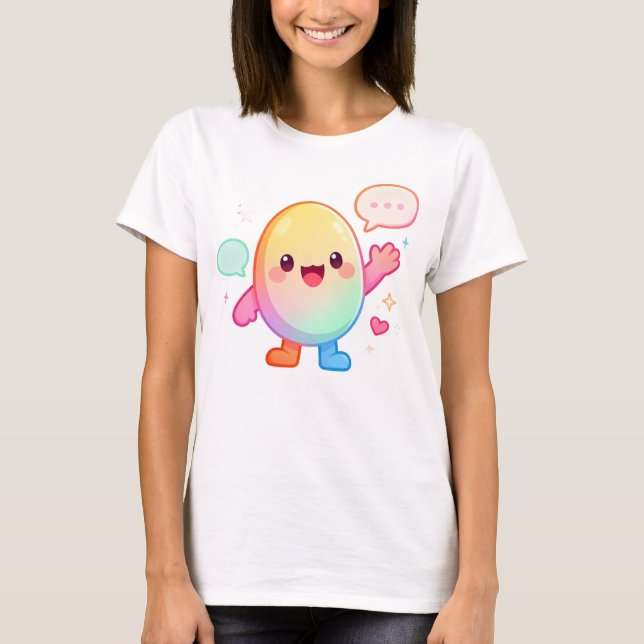 Camiseta T-ShirtThe Funny Egg Life (Frente)