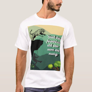 Camiseta T-ShirtTiger Motivacional e T-Shir Gráfico de Clim