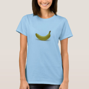 Camiseta T simples da banana