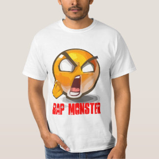 Camiseta T subterrâneo do monstro do rap