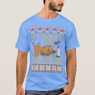 Camiseta T-Suéter de Natal Útil para a Ação de Graças