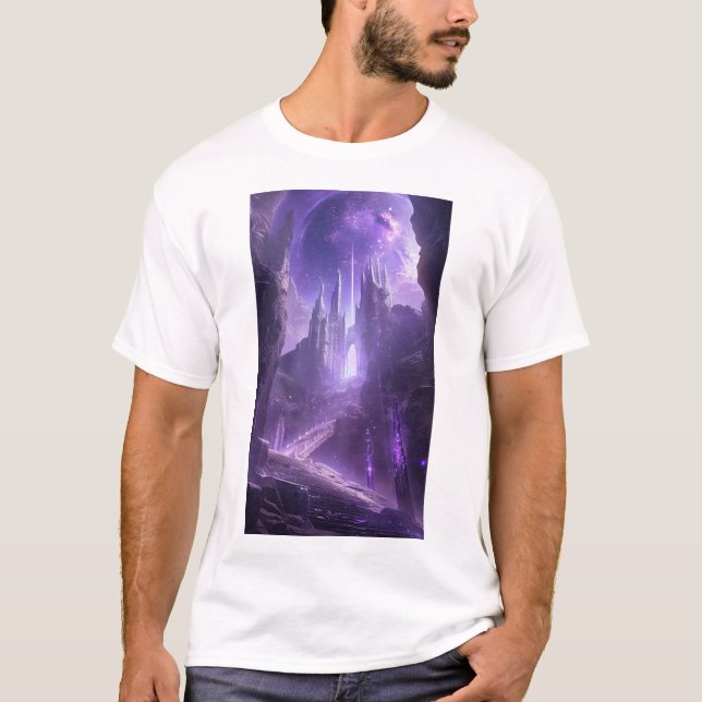 Camiseta T-Surreal de Manipulação Digital de Alta Resolução (Frente)